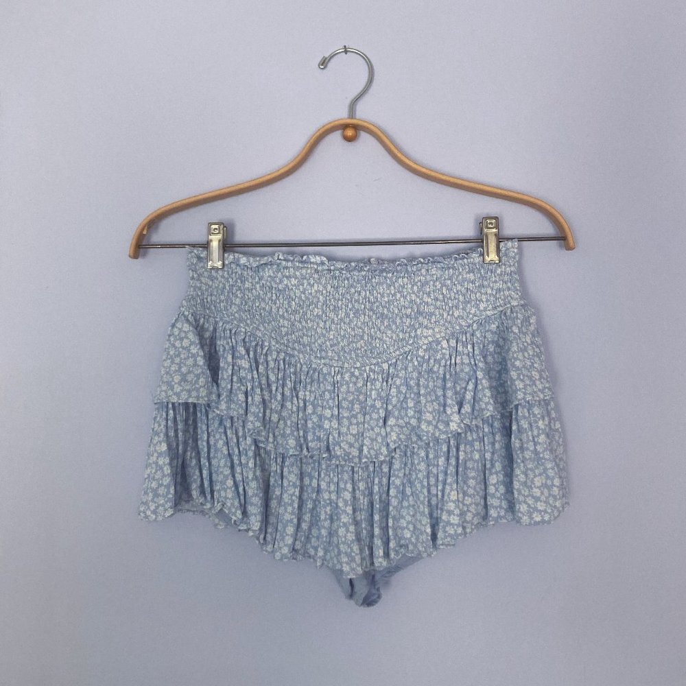 ROCK N RAGS BLUE SUMMER SKIRT